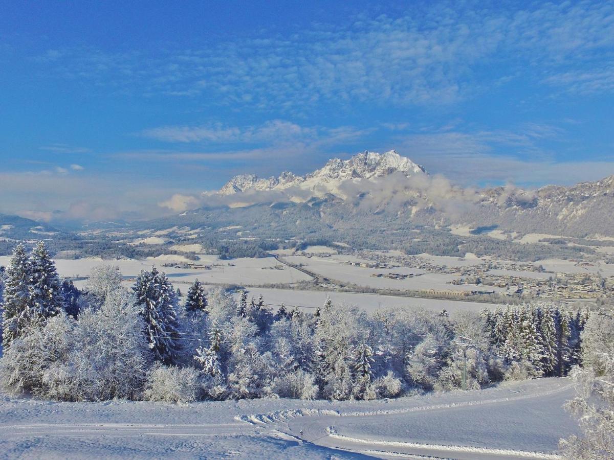Flat Directly On The Ski Slope With Valley View Санкт-Йоганн-ін-Тіроль Екстер'єр фото